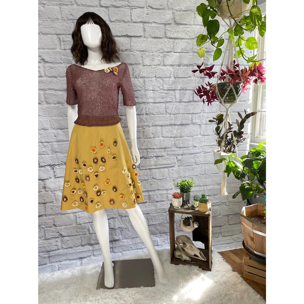 Gorgeous Vintage Raffia Skirt Set